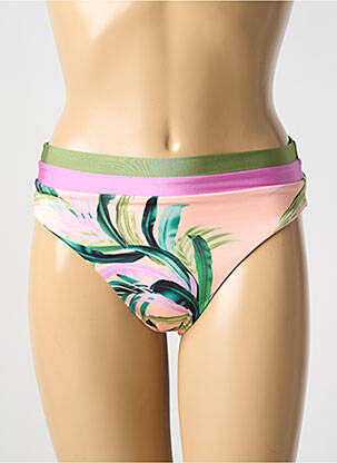 Bas de maillot de bain imprimé fantaisie culotte rose SEAFOLLY femme