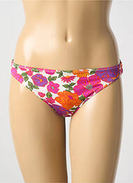 Bas de maillot de bain imprimé fantaisie culotte rose BANANA MOON femme