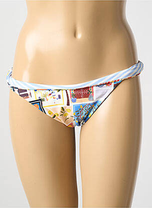 Bas de maillot de bain imprimé fantaisie culotte bleu SEAFOLLY femme