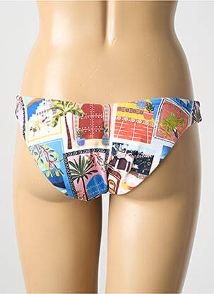 Bas de maillot de bain imprimé fantaisie culotte bleu SEAFOLLY femme