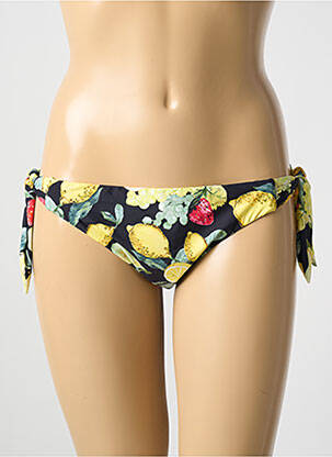 Bas de maillot de bain imprimé fantaisie culotte noir SEAFOLLY femme