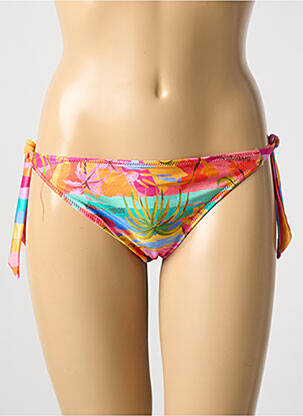 Bas de maillot de bain imprimé fantaisie culotte orange BANANA MOON femme