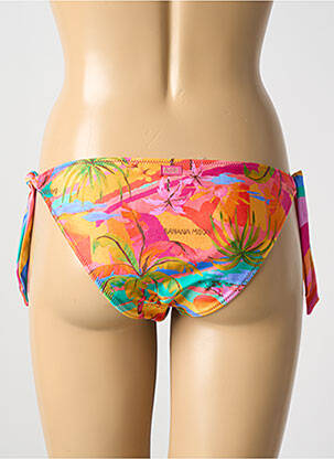Bas de maillot de bain imprimé fantaisie culotte orange BANANA MOON femme
