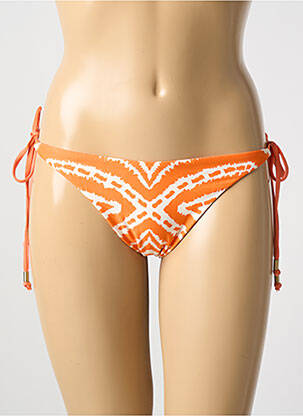 Bas de maillot de bain imprimé fantaisie bikini orange SEAFOLLY femme