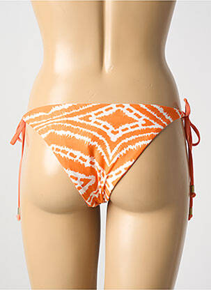 Bas de maillot de bain imprimé fantaisie bikini orange SEAFOLLY femme