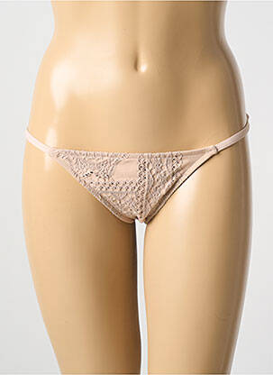 Bas de maillot de bain bikini bikini beige SEAFOLLY femme