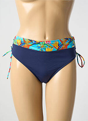 Bas de maillot de bain culotte culotte bleu GRAIN DE SABLE femme