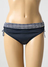 Bas de maillot de bain imprimé fantaisie culotte bleu GRAIN DE SABLE femme