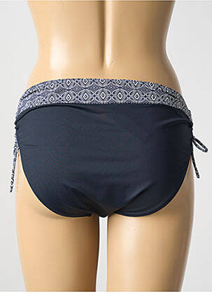 Bas de maillot de bain imprimé fantaisie culotte bleu GRAIN DE SABLE femme