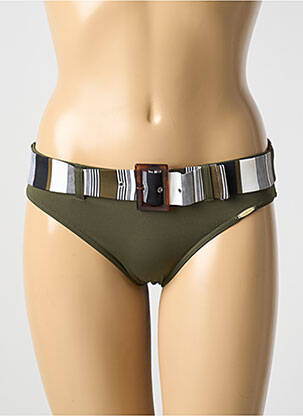 Bas de maillot de bain vert GRAIN DE MALICE pour femme