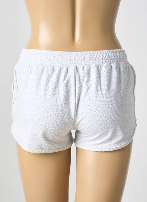 Short taille à pinces blanc GRAIN DE SABLE femme