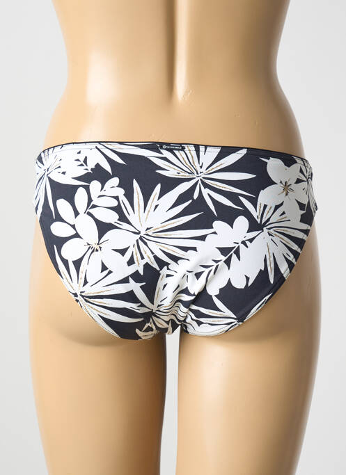 Bas de maillot de bain imprimé fantaisie culotte noir GRAIN DE SABLE femme