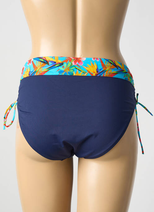Bas de maillot de bain culotte culotte bleu GRAIN DE SABLE femme