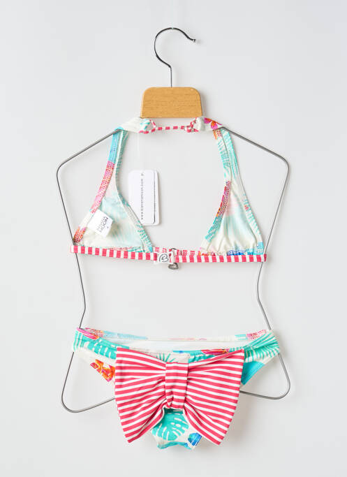 Maillot de bain 2 pièces culotte bleu BANANA MOON fille