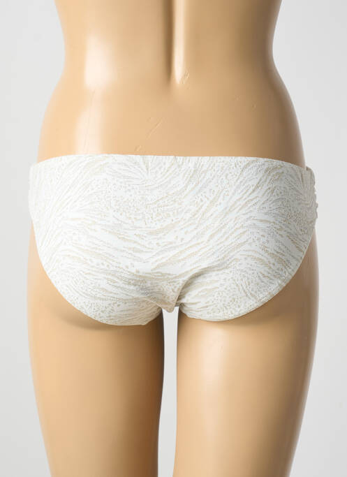 Bas de maillot de bain blanc LIVIA pour femme