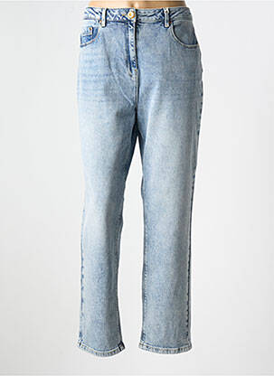 Jeans coupe droite bleu LEDERER pour femme