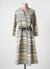 Manteau long beige NIU pour femme seconde vue