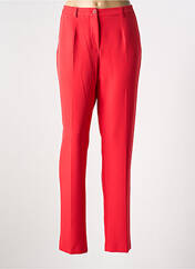Pantalon droit rouge COTTONADE pour femme seconde vue