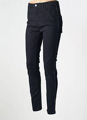 Pantalon slim noir MAYBE pour femme
