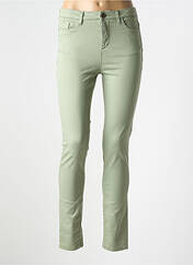 Pantalon slim vert MAYJUNE pour femme seconde vue