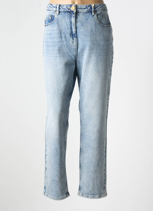 Jeans coupe droite bleu LEDERER pour femme