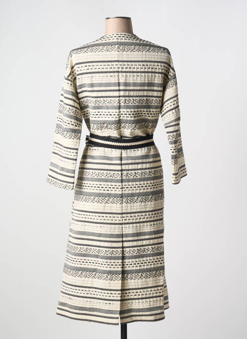 Manteau long beige NIU pour femme