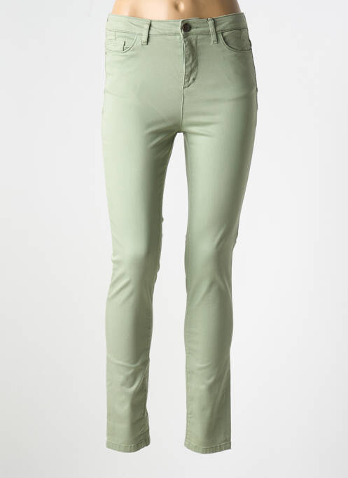 Pantalon slim vert MAYJUNE pour femme