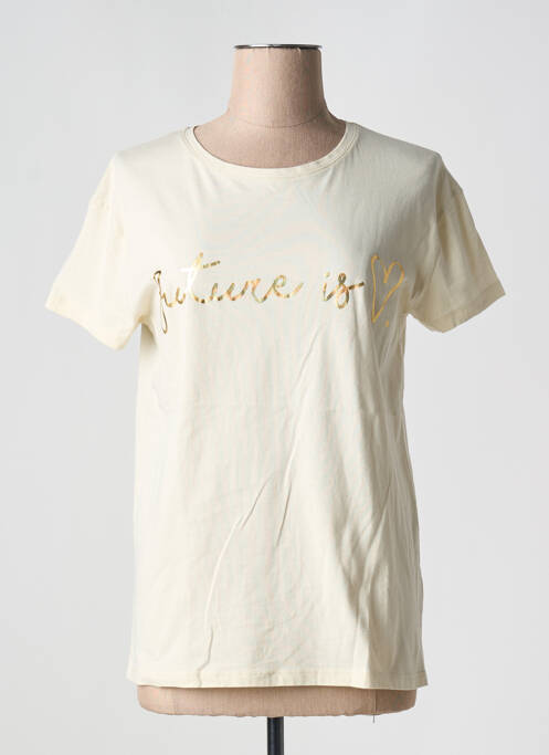 T-shirt beige MAYJUNE pour femme