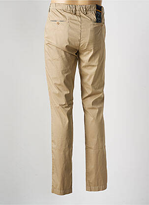 Pantalon chino tissage popeline taille normale marron ALBERTO homme
