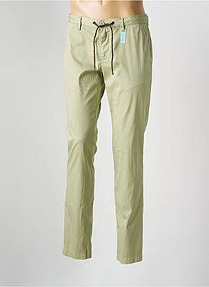 Pantalon chino tissage popeline taille normale vert ALBERTO homme