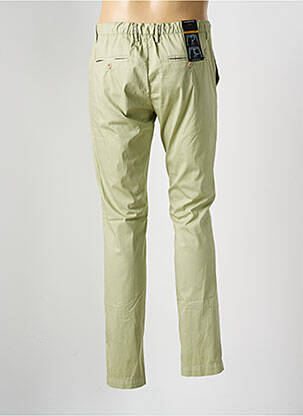Pantalon chino tissage popeline taille normale vert ALBERTO homme