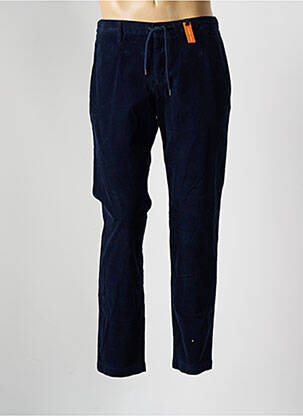 Pantalon chino stretch taille normale bleu ALBERTO homme
