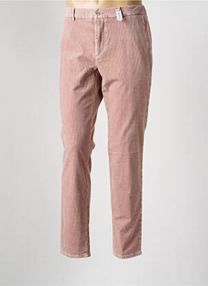 Pantalon chino stretch taille normale rose ALBERTO homme