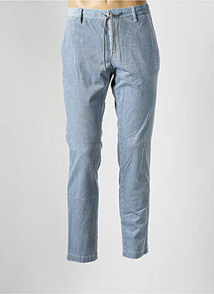 Pantalon chino stretch taille normale bleu ALBERTO homme