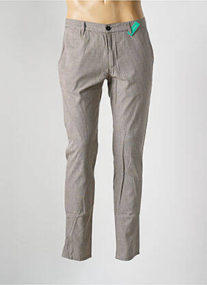 Pantalon chino poches taille normale marron ALBERTO homme