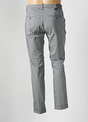 Pantalon chino imprimé imprimé prince de galle taille normale gris ALBERTO homme