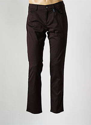 Pantalon slim stretch taille normale marron ALBERTO homme
