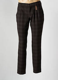 Pantalon chino poches taille normale marron ALBERTO homme