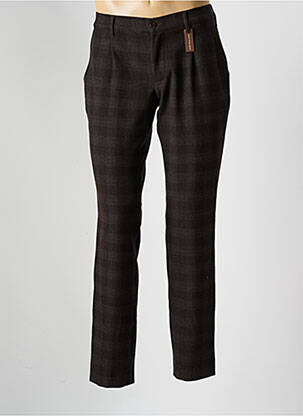 Pantalon chino poches taille normale marron ALBERTO homme