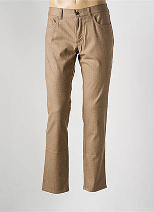 Pantalon slim stretch taille normale marron ALBERTO homme