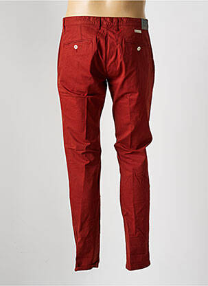 Pantalon chino tissage popeline taille normale orange ALBERTO homme