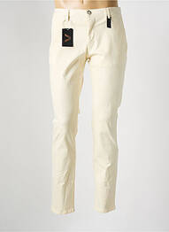 Pantalon chino tissage popeline taille normale beige ALBERTO homme
