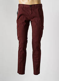 Pantalon cargo slim taille normale rouge ALBERTO homme