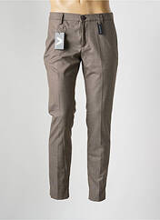 Pantalon chino marron ALBERTO pour homme seconde vue