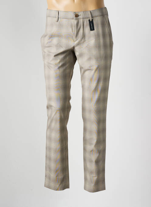 Pantalon chino beige ALBERTO pour homme