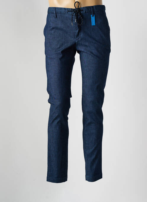 Pantalon chino bleu ALBERTO pour homme