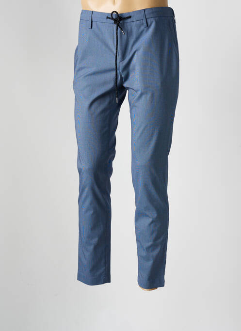 Pantalon chino bleu ALBERTO pour homme