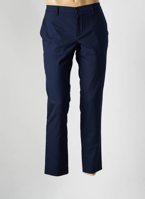 Pantalon chino bleu ALBERTO pour homme