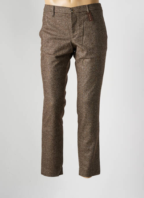 Pantalon chino marron ALBERTO pour homme