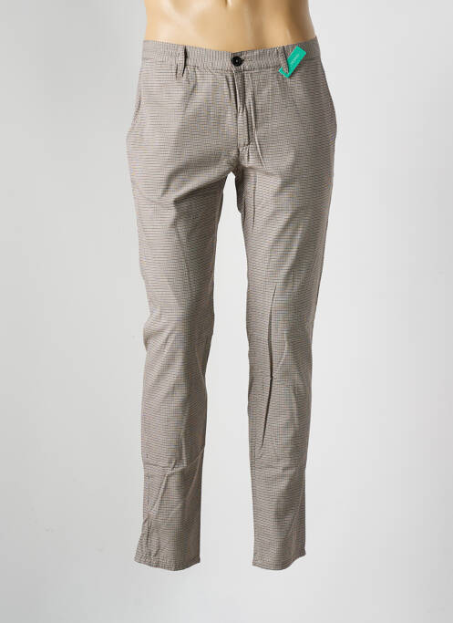 Pantalon chino marron ALBERTO pour homme